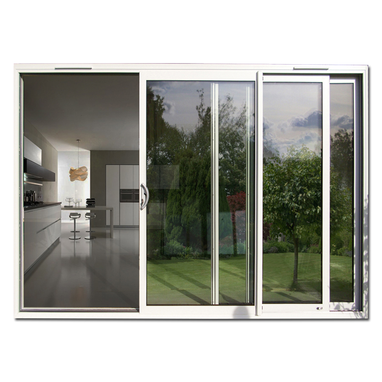 Exterior Heavy Duty Aluminium Three Panel 10 Foot Sliding Glass Door