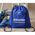 Nylon drawstring shoulder bag gym and sports