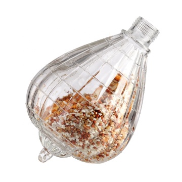 Hanging Glass Bird Feeder, 500ml-750ml, Clear Bowl, Wild Bird Feeder