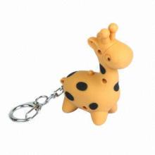 Giraffe sound keychain with voice