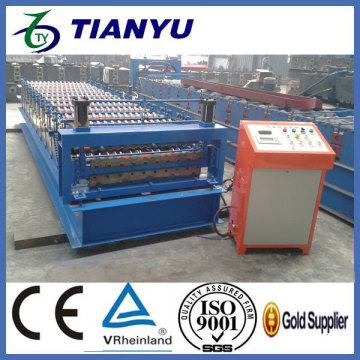 Automatic double layer roll foll forming machine