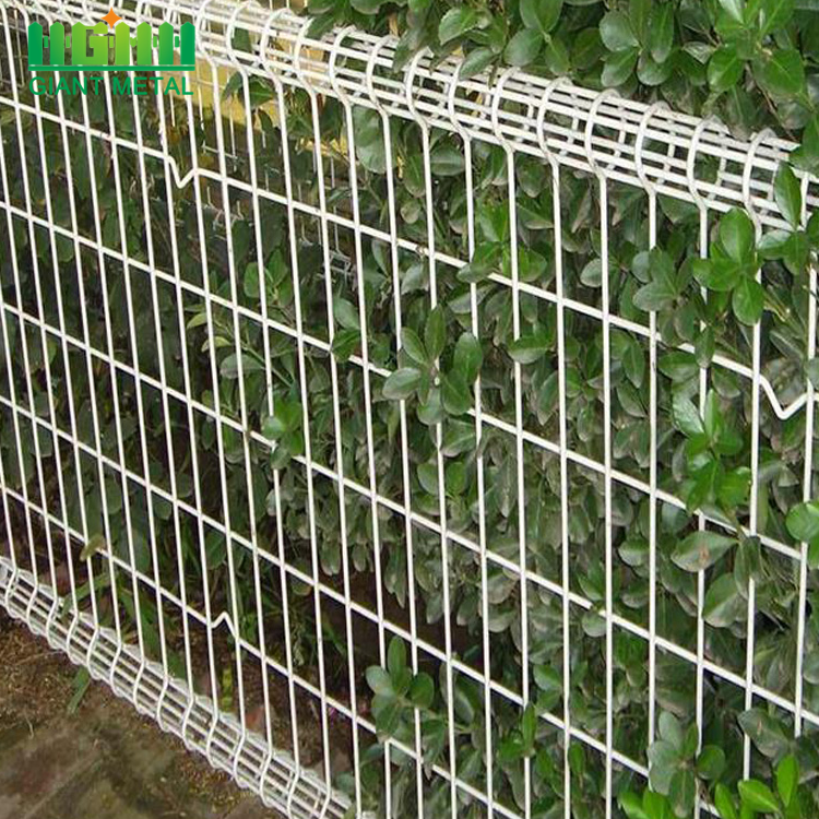 white color Hot Dipped Galvanised BRC Fence