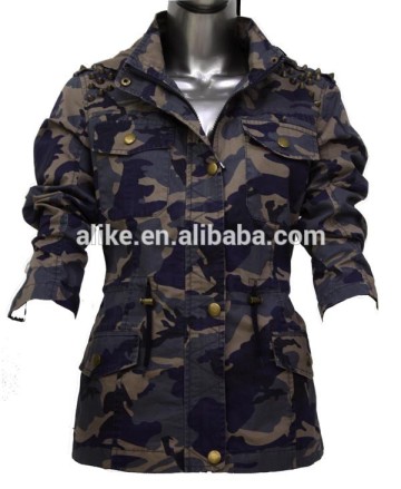 ALIKE women jacket spring jacket camoflage jacket