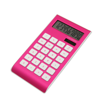 Solar battery powered 10 digits office desktop calculator