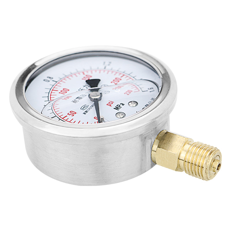 New Arrival High Quality Hydraulic Liquid Filled Pressure Gauge 0-5000 PSI 