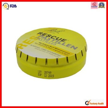 mint click clack small round tin can