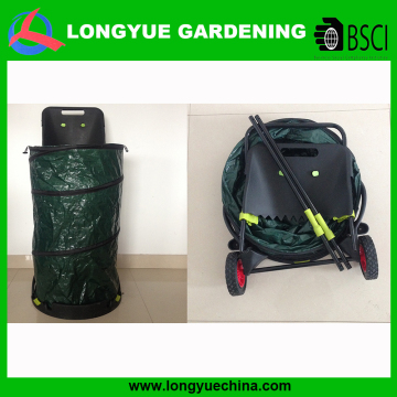 New style environmental folding garden leaf cart