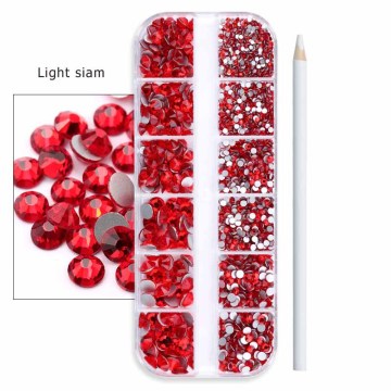 Wholesale Supplier of Full Size Boxes and Strass Flatback Nail Crystals for DIY Crafts