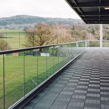 Decorative railing glass stair handrail accessories