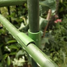 green climbing plastic coated steel garden stakes plant support stakes