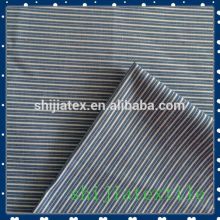 2015 polyester cotton yarn dyed stripe fabric for men shirts