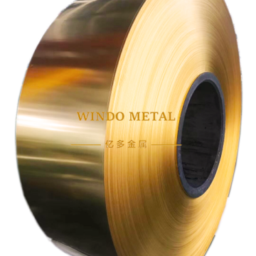 Engraving-grade brass strips for nameplates