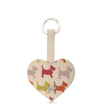 Charm Heart Key Chain Gold Accessory 1205-J