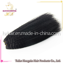 Remy Curly Hair Human Yaki Hair Weaving (HX-Yaki-013)