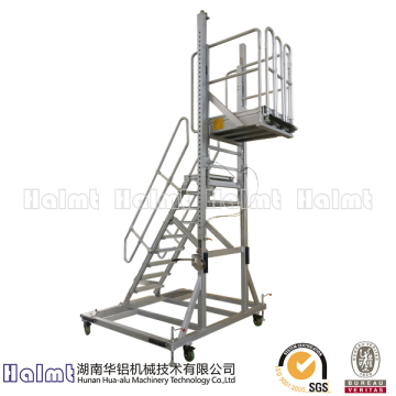 Aluminium Hand-Operated Step Ladders for Industry