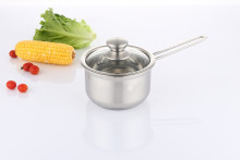 Stainless Steel Milk Boiling Pot with Lid