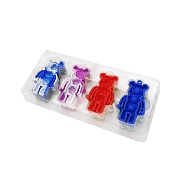 Display case plastic toy blister packaging tray