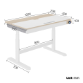 Modern School Furniture Adjustable Electric Desk Safety