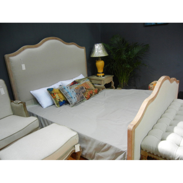 Hot Sale French Style Antique Upholstered King Size Canopy Beds