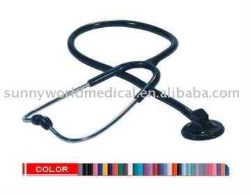 SW-ST06 deluxe stethoscope of single head stethoscope and pediatric stethoscope