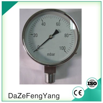 Stainless steel Micro Capsule Pressure Gauge 150mm