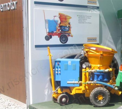 High-quality RISEN Dry mix Shotcrete Machine on Fair