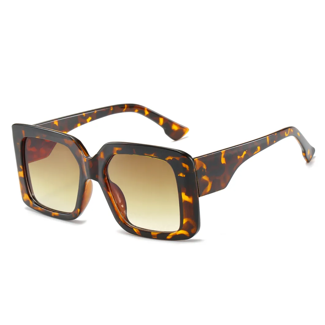 2020 Ready Made Hot Selling Square Shiny Women Fashion Sunglasses