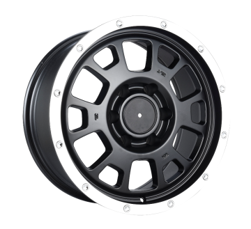 AM Custom Pickup Rims 17x8 Flat Black