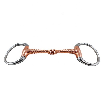 Copper Bit Comfort Snaffle Stainless Steel Horse Mouth Threaded Bit