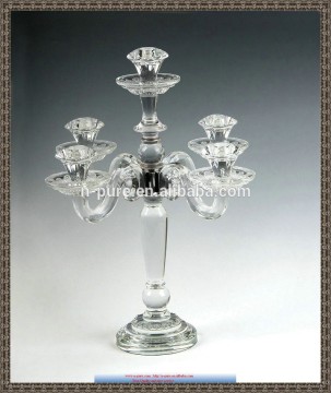 Wedding crystal candel holder centerpieces candelabra