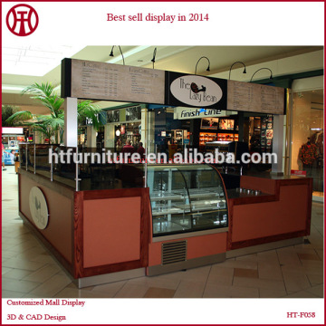 modern and fashion retail coffee kiosk for sale