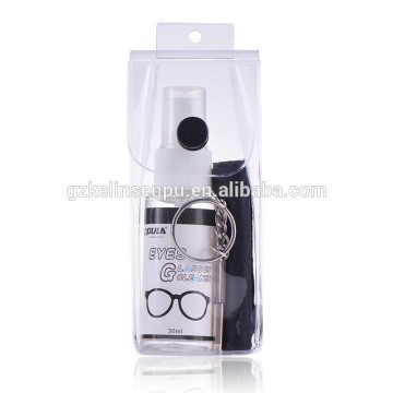 glasses spray cleaner with cloth