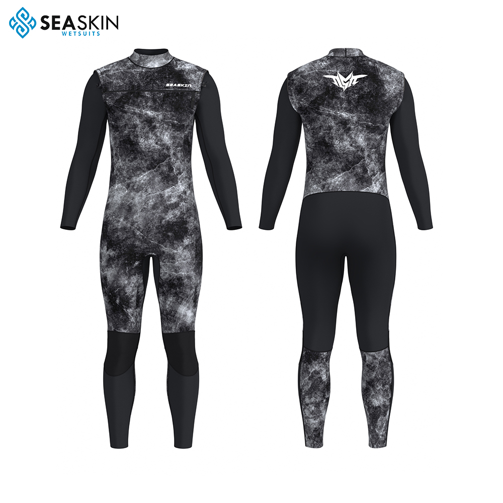 Seasin Mens Front Zip Kayaking Wetsuits