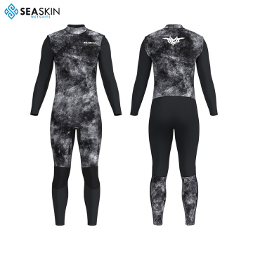 Seackin Mens Front Zip Kayaking Wetsuits