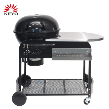 Outdoor Kitchen Barbeque Grill Barbecue Kettle Apple Shape Trolley Bbq Grills