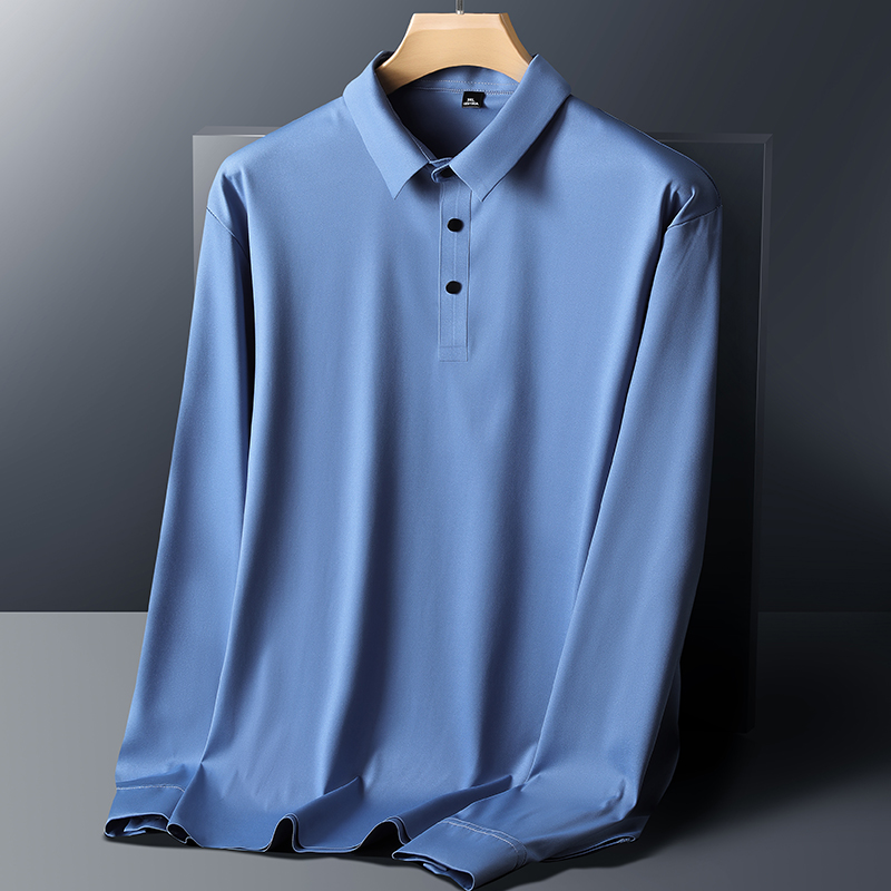 loose seamless male polo shirts