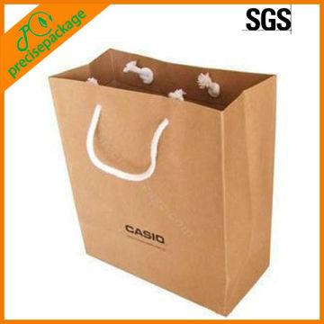 promotional recycled natural brown kraft paper bag