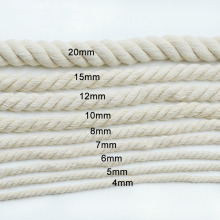 Great toughness decorative colourful packaging cotton rope