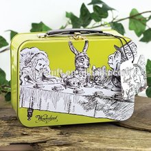 Wonderland Mad Hatter's Tea Party Lunch Tin Box Gift Items