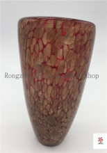 Red Vase Glass Sculpture