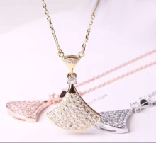 Statement Necklace, New Fashion Sector Rhinestone Crystal Pendant Statement Necklace , Statement Necklace Wholesale PT1547