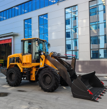 2 Tons Front Wheel Loader Customized Wheel Loaders ZL20 with Hydraulic Joystick Controller