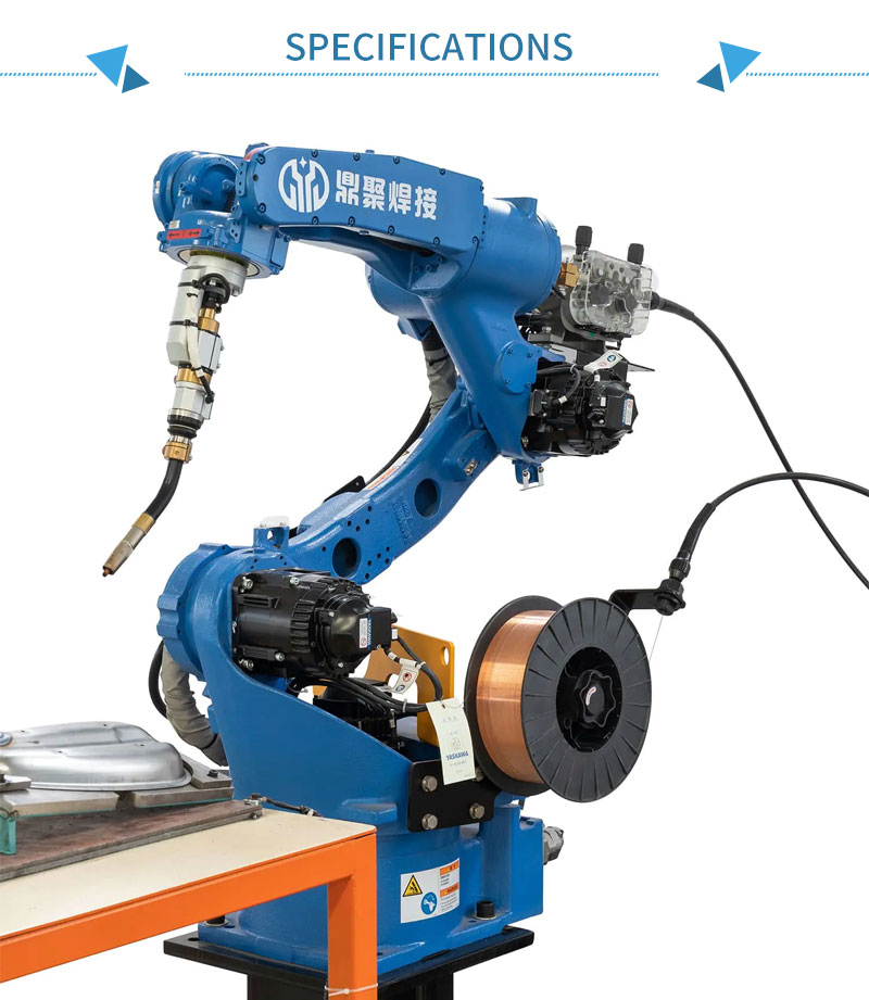Braço robótico de soldagem de seis eixos totalmente automático Fully-Automatic-Six-Axis-Welding-Robot-Arm