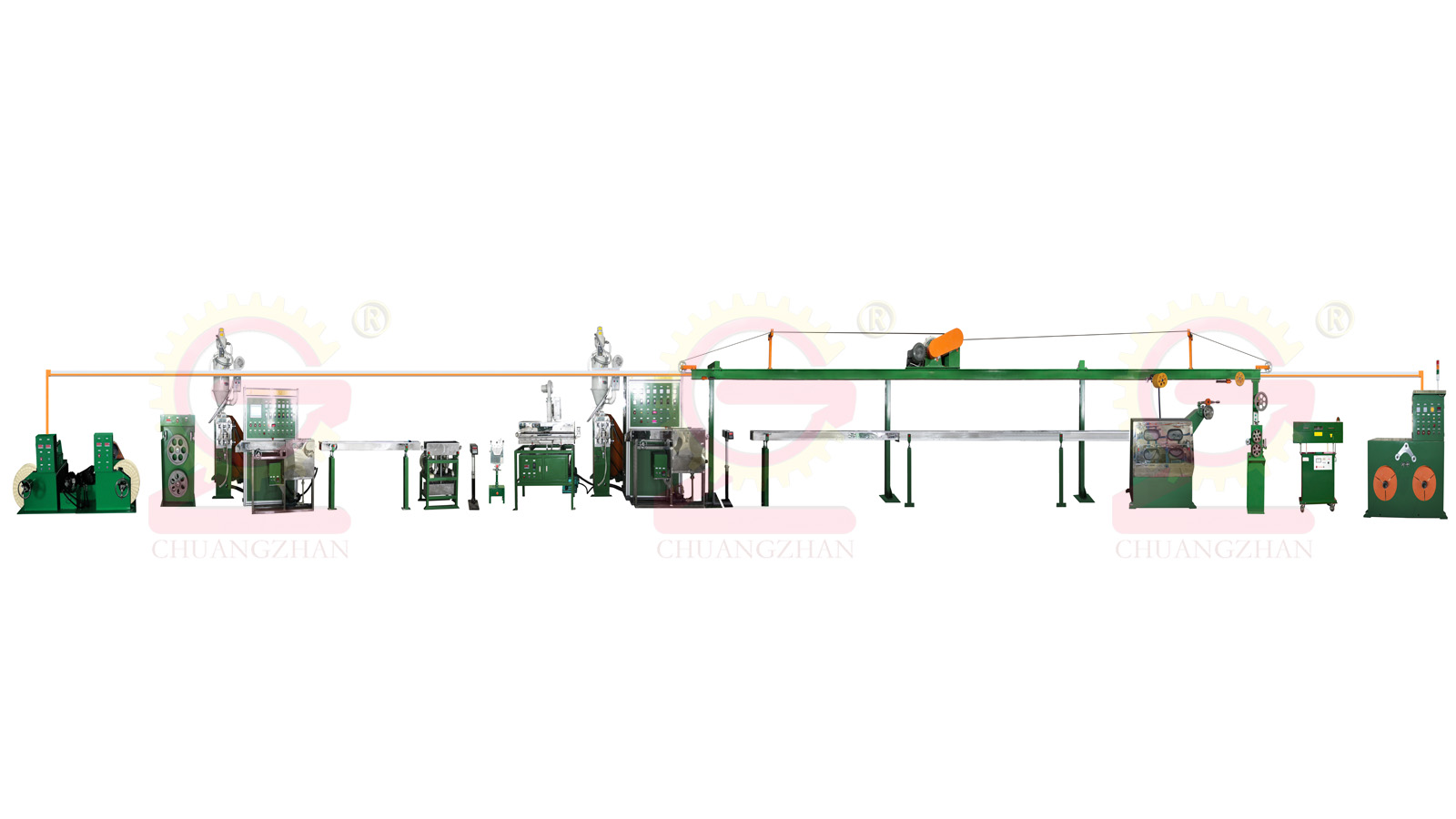 串联电缆共挤生产线 Tandem Cable Co-extrusion Line