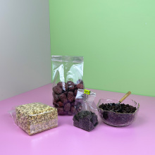 Wholesale Custom 100% Biodegradable PLA Folding Clear Flat Bottom Gusset Cellophane Bags