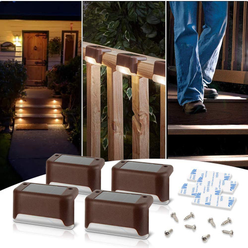 Solar Step Lights Outdoor Impermeabile