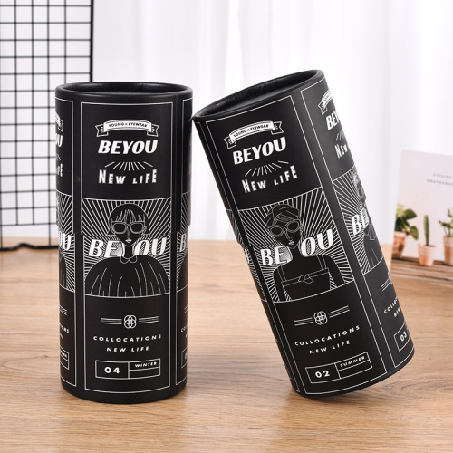 Essential Oil Packaging Custom Coated Black Paper Tube