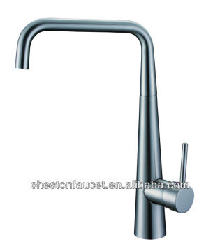 Eco-power brush nickle single lever brass faucet