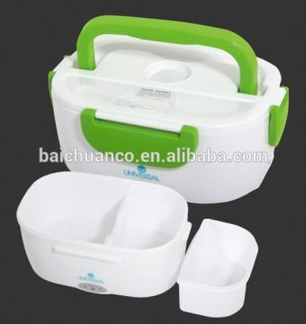12 V leakproof bento lunch box,heating lunch tiffin box keep food hot,self heating lunch box