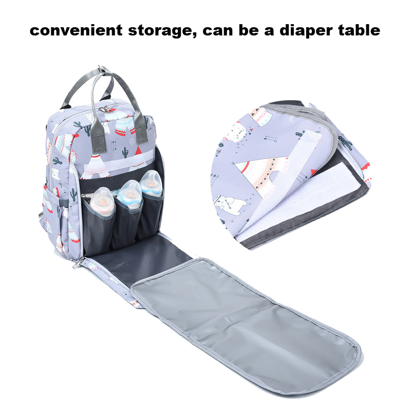 OEM fashion multifunctional mummy bag travel diaper backpacks Mother Baby Diaper Bag Backpack